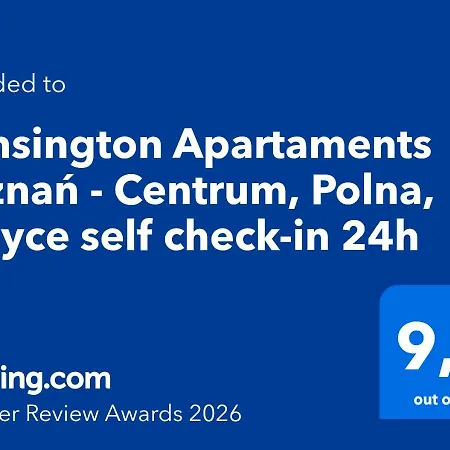 Kensington - Centrum, Polna, Jezyce Self Check-in 24h Appartamento Poznań